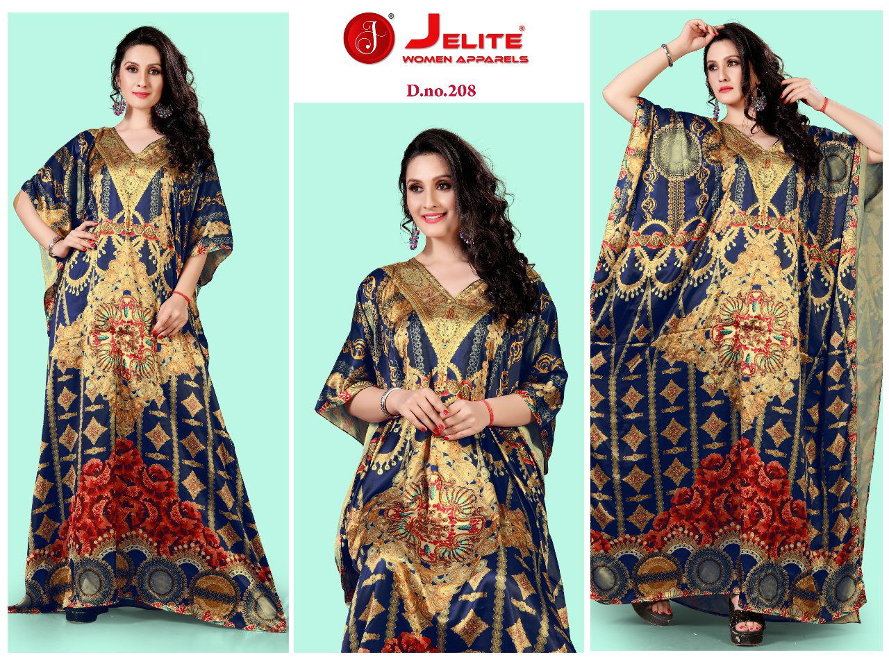 Jelite Kaftan E Nazakat 2Casual Daily Wear Wholesale Kaftan Catalog
